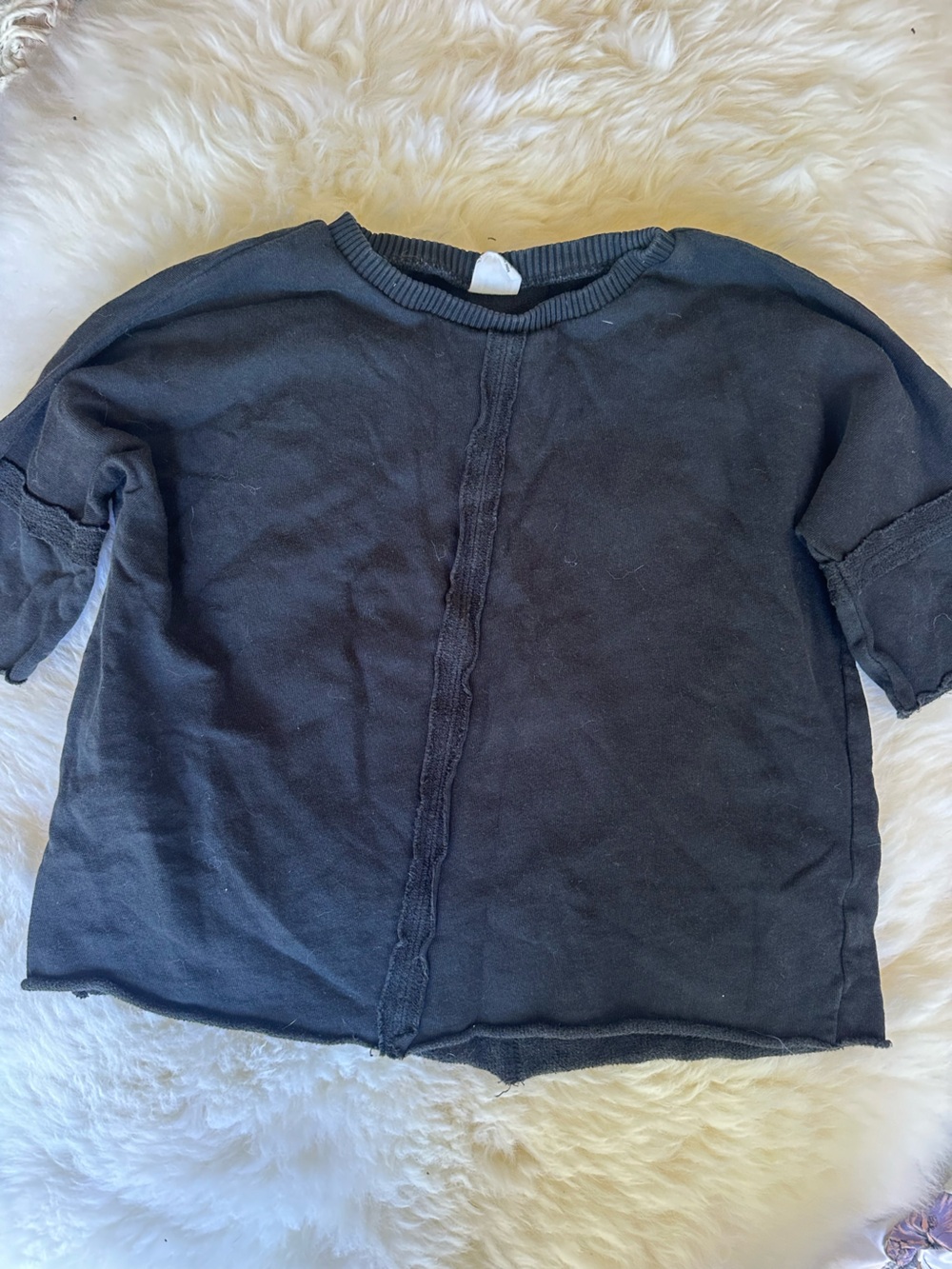 stem Black Kids Crewneck Sweatshirt